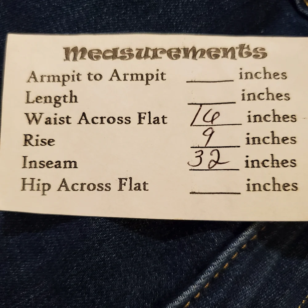 Levi's Blue Flare Wide Leg Jeans - Picture 7 of 7